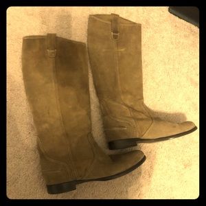 Women’s Jcrew suede tall riding boots size 9